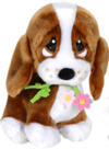 Plush Sad Sam with Flowers in his mouth (safe for ages 3 & up) 6 inches