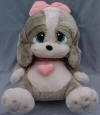 Sad Sam's Honey Basset Hound Super Size Plush that Speaks and His Cheeks Light Up! (safe for ages over 3) - push the button on her arm and she says "I Love You" and her cheeks light up in red. 26 inches high