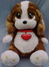 Sad Sam Basset Hound Super Size Plush that Speaks and His Cheeks Light Up! (safe for ages over 3) - push the button on his arm and he says "I Love You" and his cheeks light up in red. 26 inches high