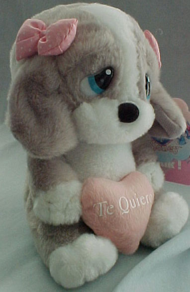 Sad Sam and Honey Basset Hounds are adorable cuddly soft plush stuffed animal Basset Hound Puppy Dogs who speak Spanish!
