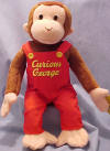 Curious George In Red Overalls Plush 14 inches