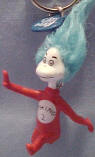 Cat in the Hats Thing 2 Key Ring 3 inches