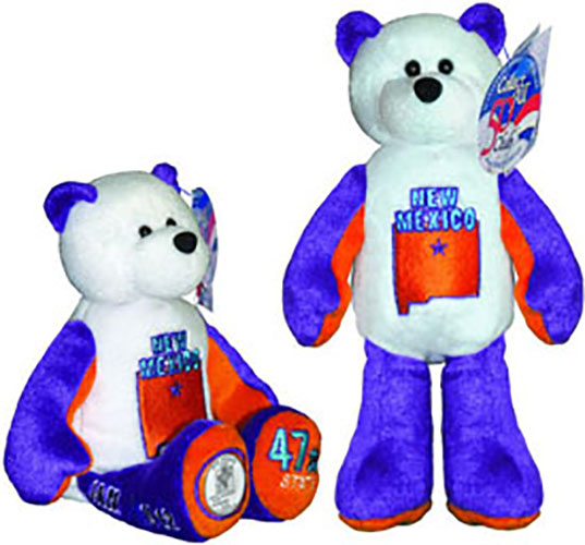 teddy bears with state quarters