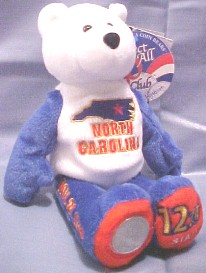 Click here to go to our Collectible United States State Quarter Bears Issued in 2001 New York North Carolina Rhode Island Vermont Kentucky