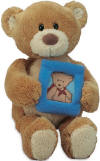 Gund Thinking of You Teddy Bear Miss You - silky soft plush, the picture frame fits a 1 1/2" by 1 1/2" Teddy Bear is 7 inches high
