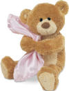 Gund Thinking of You Teddy Bear It's A Girl - silky soft plush 7 inches