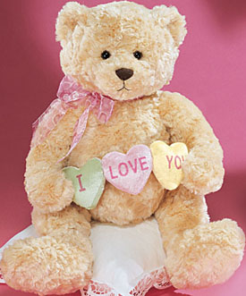 Click here to go to Our Gund Valentine's Day Large 12 to 16 inch Plush Teddy Bears