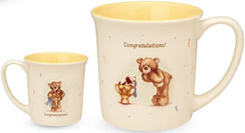 Click here to go to our Gund Teddy Bear Ceramic Mugs Thinking of You Congratulations
