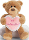 Gund Thinking of You Teddy Bear #1 Godmother - silky soft plush 7 inches