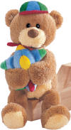 Gund Thinking of You Teddy Bear Heaven's Little Boy with Airplane - silky soft plush 7 inches