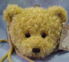 Gund Teddy Bear Purse Beige 6 inches high by 7 inches wide by 4 inches deep with a 19 inch shoulder strap on each side
