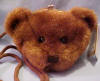 Gund Teddy Bear Purse Minky 6 inches high by 7 inches wide by 4 inches deep with a 19 inch shoulder strap on each side