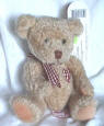 Russ Berrie Plush True Heart Beige Teddy Bear 5 1/2 inches