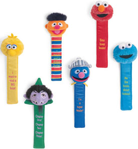 Click here to go to our Sesame Street Collectible Bookmarks Super Grover The Count Elmo Big Bird Cookie Monster Ernie