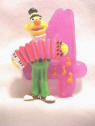 Sesame Street Muppet #4 Bert Playing the Accordian Figure 3 inches