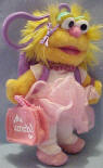 Gund Sesame Street Plush Ballerina Zoe with Backpack&nbsp;& Lunch Box Clip On 5 1/2 inches