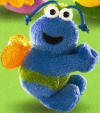 Gund Sesame Street Plush Blue Tweedlebug Clip On 5 inches