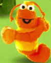 Gund Sesame Street Plush Gold Tweedlebug Clip On 5 inches