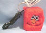 Sesame Street Elmo Fuzzy Notebook Key Clip 2 1/4 inches high by 2 inches wide