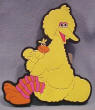 Sesame Street Big Bird and Little Bird Vinyl Magnet 3 1/2 inches by 3 inches