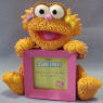 Sesame Street Cold Cast Resin Zoe Picture Frame - photo area is 1 1/2" x 1 1/2"  Frame and figure 4 1/4 inches high by 4 1/2 inches wide by 2 1/4 inches deep