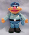 Gund Sesame Street Plush Mailman Ernie -  made from a soft plush fabric Ernie is made.  He looks adorable in his Postal Uniform, a great way to promote imagination!  8 inches high