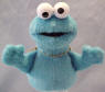 Gund Sesame Street Plush Cookie Monster Finger Puppet  4 inches