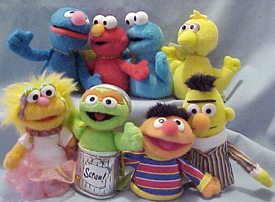 gund sesame street puppets