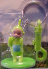 Teletubby Dipsy PVC Key Chain 3 inches