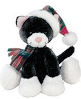 The adorable Klumbsys are cuddly soft, chubby plush Cats and Kittens dressed for Christmas!
