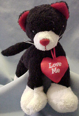 Gund Klumbsy Valentines Plush Biscuit the Black & White Kitten Stuffed Animal Gund Klumbsy Valentines Plush Biscuit the Black & White Kitten Stuffed Animal
- He can stand on all 4 legs, sit or lop over and on just about anything. He is made from the new silky soft materials. Biscuit comes with a red pillow heart around the neck which reads "LOVE ME"
- Safe for all ages