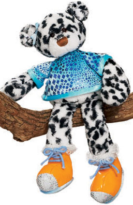 The adorable Sassationals are cuddly soft, chubby plush Leopards that are all dressed up!