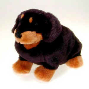 These cuddly soft CHUBBY plush Pampered Pet Rottweilers are just adorable.