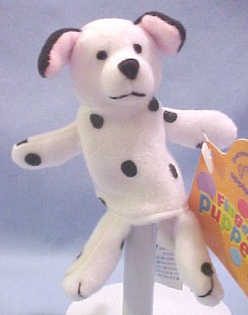 Tickle the imagination with these adorable Dalmatian finger puppets and hand puppets.