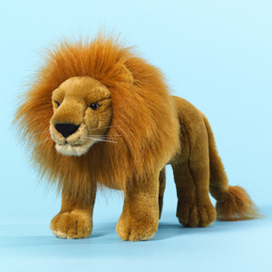 National Geographic Wildlife Lion Plush National Geographic Wildlife Lion Plush
- Facts included on the Poster Tag: "How big is the lion? Between 200 and 420 pounds, and about 6 feet long. Where does the lion live? In the tropical grasslands of Africa south of the Sahara (there are also a very few left in regions of northwestern India). Do lions stick with their families? The females and their young do. Lions live in family groups called prides, made up of about three males, 15 (usually related) females, and their young. What are lion's favorite snacks? Antelopes and Zebras. Do newborn cubs have spots? Yes, newborn lion cubs are covered with spots, and are helpless at first - they stay hidden in the grass for the first few weeks of their lives. Why is it important that lion cubs play with each other? Cubs begin to play with each other at about eight weeks old - it strengthens ties between the lions and is good practice for hunting.
