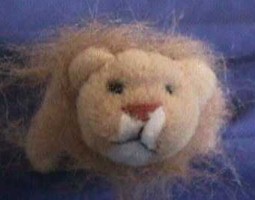 Russ Berrie World's Tiniest Jointed Plush Lion Russ Berrie World's Tiniest Jointed Plush Lion