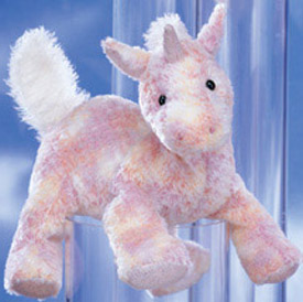 Adorable Unicorns in soft pinks and lavendars in several sizes are perfect to cuddly up with.