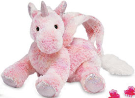Mystical Creatures from Pegasus Winged Horses to Unicorns as soft plush purses