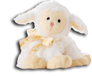 jesus loves me lambs rattles plush stuffed animals, musical plush, and comfy cozys