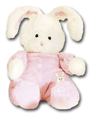 baby gund easter bunny rabbit baby rattles