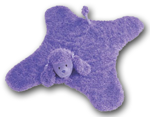 Baby Gund poodle comfy cozys security blankets