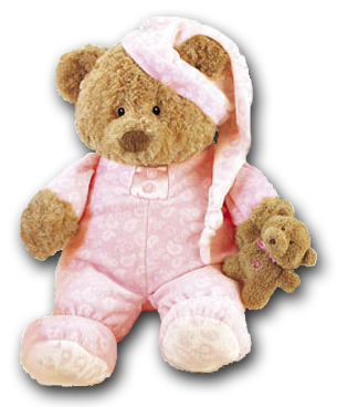 We carry a wide variety made for baby merchandise.  We have many decorations for baby's nursery including Teddy Bear Themes!