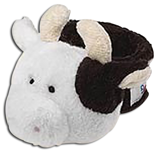 Boyds plush cow baby wrist rattles that are soothing and soft!