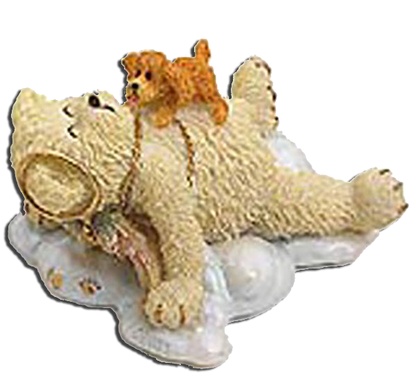 Boyds Lil Wings Teddy Bear Angel Figurines