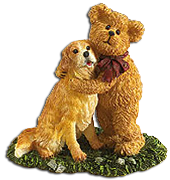 Boyds Puppy Paws and Pals Figurines are adorable figures with Teddy Bears and Puppies playing together.  Find Beagles, Golden Retrievers, Labrador Retrievers, Yorkshire Terriers and more in these figurines.