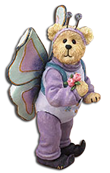 Boyds adorable teddy bears and fairys are dressed up as cute little insects, butterflies, ladybugs, and bumble bees. Find these adorable insects in cuddly soft plush, ornaments and figurines.