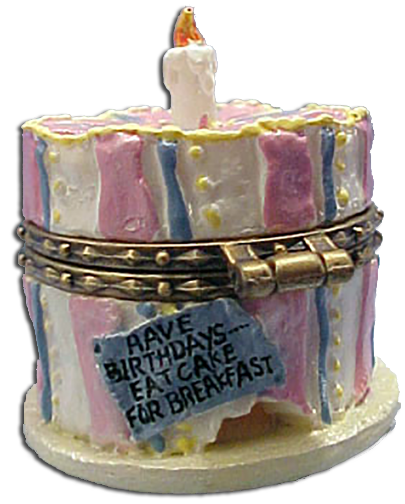 Boyds Uncle Beans Treasure Box Collection is beary special! What a way to say HAPPY BIRTHDAY! to someone special then with this Birthday Cake Treasure Box.