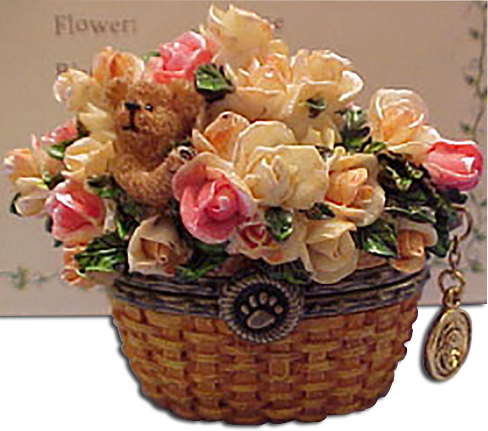 Cuddly Collectibles Boyds Beary Blossom Birthday Flower Treasure Boyds Beary Blossom Birthday Month June Roses Introduced Spring 2005 And Has Been Retired