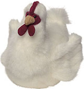 Boyds Plush Henrietta Eggbert Plush Chicken Stuffed Animal Boyds Plush Henrietta Eggbert Plush Chicken Stuffed Animal
- introduced Spring 2003
- Henrietta's the egg-layin' queen of the chicken coop. This snow-white hen features a corduroy beak, comb, and wattle; webbed felt feet; and a bit of bean fillin'.
- poseable
- safe for ages over 3
