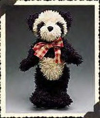 Boyds Bears Collection presents their pandas. Fully jointed Panda bears that are made from a cuddly soft plush fabric.